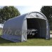 King Canopy 10' x 20' Dome Garage Canopy in Silver   